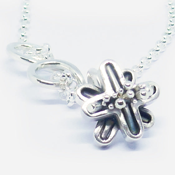 'Joss' stg silver curly pendant medium length (chain sold separately)